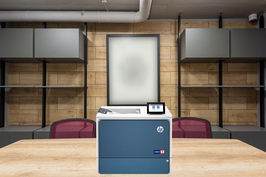 Color LaserJet Enterprise 5700dn, in the office