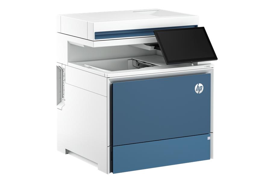 Color LaserJet Enterprise Flow MFP 5800zf left view