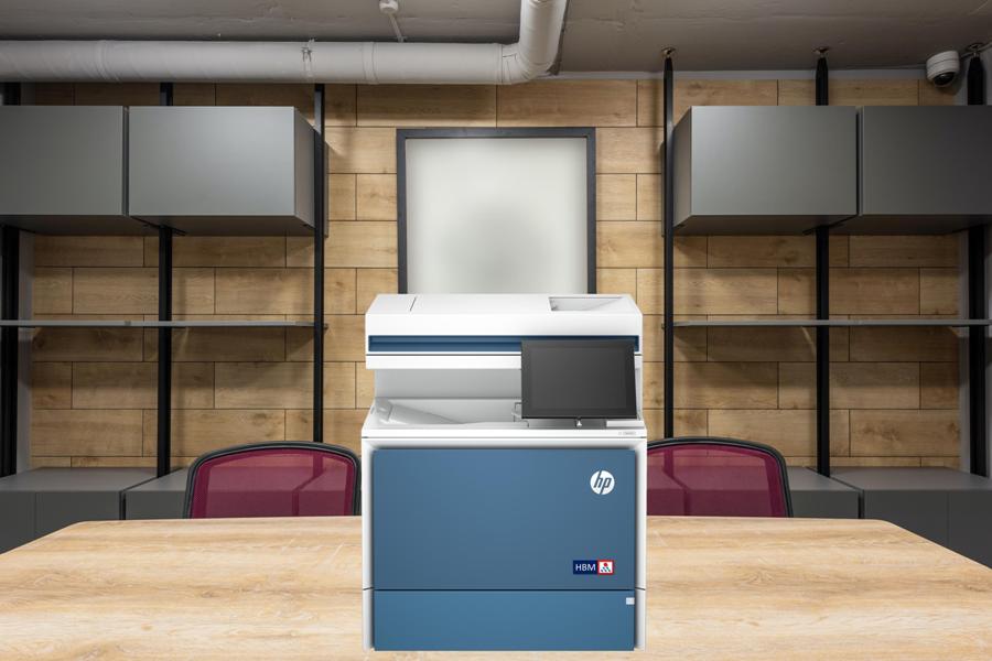 Color LaserJet Enterprise MFP 5800dn, in the office