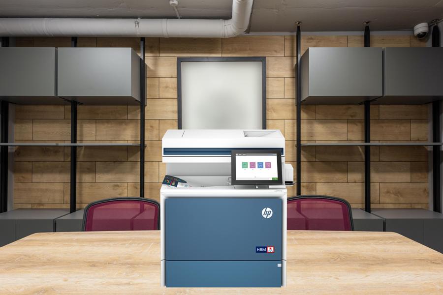 Color LaserJet Enterprise MFP 5800f in the office