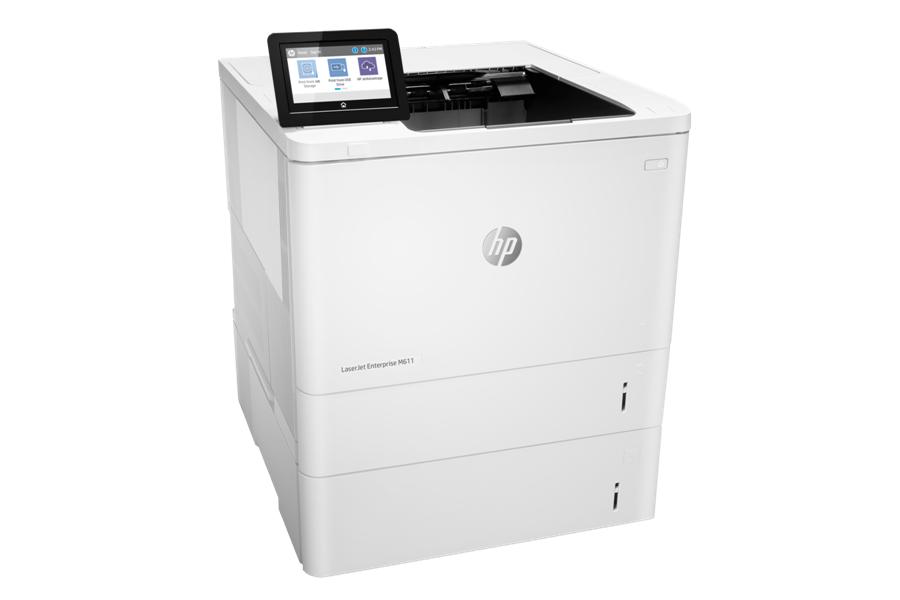 LaserJet Enterprise M611x left view
