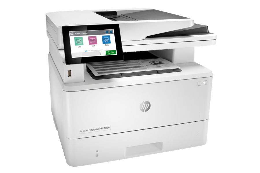 LaserJet Enterprise MFP M430f left view