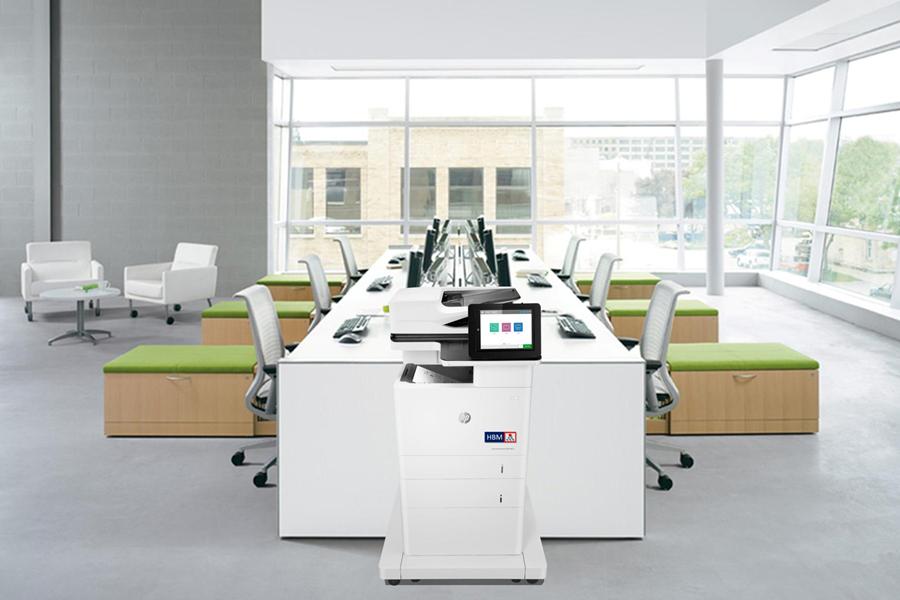 LaserJet Enterprise MFP M635fht in the office